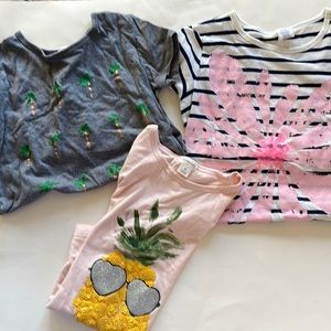 Girls size 8 Crewcuts t-shirts